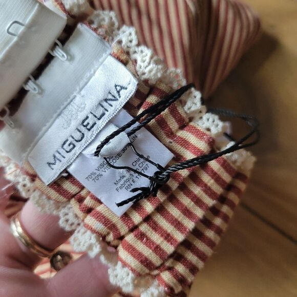 MIGUELINA Top bra crop bow size L - Picture 10 of 10